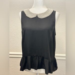 Forever 21 Collar Sleeveless Top Size Medium